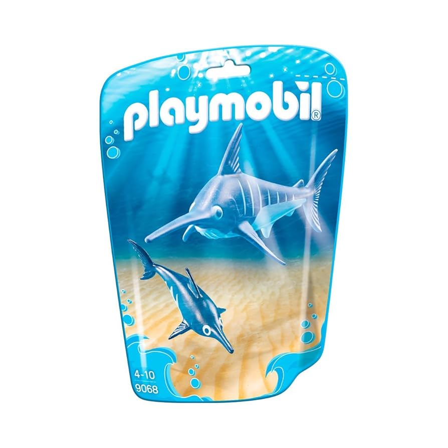 Amazon.com: PLAYMOBIL Swordfish with Baby Building Set